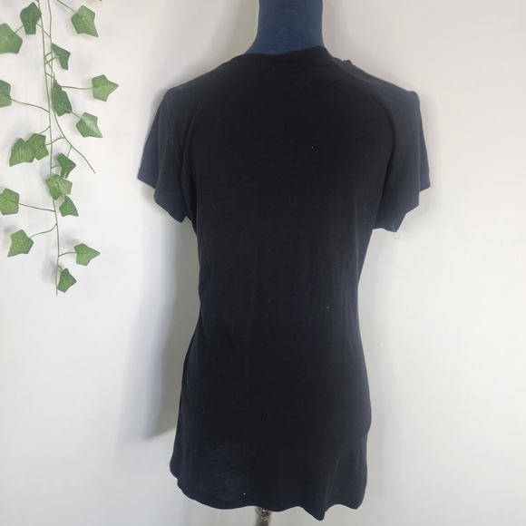 Geri C New York Black T Shirt with Skull Design - Picture 6 of 7